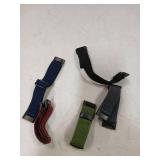 Bcuckood 5 Pack Elastic Nylon Watch Bands Compatible for Fitbit Charge 6/Fitbit Charge 5, Adjustable Breathable Replacement Stretchy Nylon Loop Wristband Sport Strap for Women Men - Retail: $14