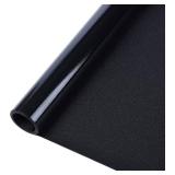 rabbitgoo Blackout Window Film, Sun Heat Blocking Privacy Cover for Glass, Removable Opaque Room Darkening Dark Black Out Window Covers Tint Shades for Home Day Sleep Light Blocker 17.5 x 78.7 Inches 