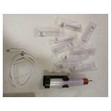 Kuicur Sonic Electric Toothbrush for Adults & Kids, Rechargeable Electric Toothbrush with 9 Brush Heads Teeth Whitening, Charge for 120 Days - Purple - Retail: $15