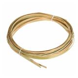 MECCANIXITY 7 Rolls Bamboo Strips for Weaving, 0.12" x 10ft Basket Weaving Supplies Wicker Repair Kit 0.5mm Thick Thin Bamboo Strips for Basket Making DIY Crafts Furniture Chandelier, Green - Retail: 