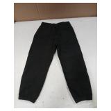 ZooYung Toddler Fleece Lined Warm Snow Hiking Pants Baby Boys Girls Winter Ski Sweatpants Kids Running Joggers(13766Black5T) - Retail: $15