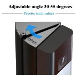 Adjustable (30 to 55 Degree) Video Doorbell Angle Mount, Compatible with Video Doorbell 1/2/3/4/(2020 Release)/Battery Doorbell/Plus, Widen Viewing Range Doorbell Corner Door Mount Wedge Kit (Black) -