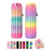 Little Ouchies Pain Fidget Toys for Adults, Spiky Sensory Anxiety Relief Stimming Tools, Pocket Stress Fidget Keychain with Spiky Texture, Pain Stim Fidget for Adults Anxiety & Stress Management 2pk -