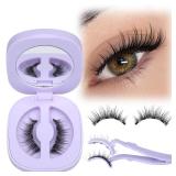 Magnetic Eyelashes with Applicator Natural Wispy - Retail: $10