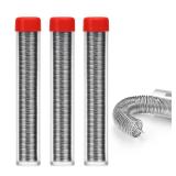 WYcYcW 3Pcs Solder Wire 63/37,High Purity Tin Rosin Core Solder for Electronic Electrical Soldering Components Repair,Low Residue(0.6mm27g) - Retail: $5