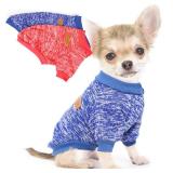 2 Pieces Dog Sweaters for Small Dogs Dog Clothes Female Winter Fleece Puppy Sweaters Warm Pet Outfit for Yorkie, Chihuahua, Bulldog, Dachshund, Pug - Retail: $17