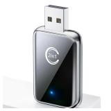 CZOCPOS Wireless Carplay Adapter for iPhone, Convert Wired Carplay to Wireless, 2 in 1 Plug and Play Android Auto and Carplay Adapter for iOS 10 Android 11 and Above, Cars with Built-in Carplay - Reta