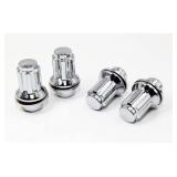 Set of 4 14x1.5 Veritek OEM Style Factory Replacement Chrome Lug Nut Wheel Locks w/ 2 Keys for Toyota Sequoia Landcruiser Tundra Lexus LX - Retail: $33