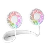 Neck Fan, Hands Free Personal Fan 2600mAh, Hang Around Neck Fans, Wearable Small Fan for Outdoor Working Battery Powered Over 12 Hours Constant Cool - Retail: $9