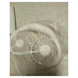 Neck Fan, Hands Free Personal Fan 2600mAh, Hang Around Neck Fans, Wearable Small Fan for Outdoor Working Battery Powered Over 12 Hours Constant Cool - Retail: $9