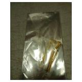 Lhocm Clear Cellophane Treat Bags, 100 Pack 10x5 Inch with Gold Twist Ties for Wedding Party Gift Wrapping - Retail: $5