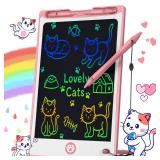 Hockvill LCD Writing Tablet for Kids 8.8 Inch, Toys for Girls Boys Drawing Pad for 3 4 5 6 7 Year Old Kids Toys, Children Gift Easter Basket Stuffer for Kids Toddler Doodle Board Travel Essentials - R