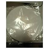 2 Pack White Felt Turntable Mat, 12 Inch White Felt Slipmat for Turntable, Anti Vibration Felts Slip Mat Vinyl for All Vinyl Record Players (1White,1Black) - Retail: $5