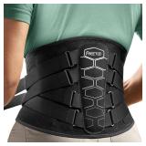 FREETOO Back Brace for Lower Back Pain Relief with Pulley System,Lumbar Support Belt for Men & Women with Lumbar Pad, Ergonomic Design and Soft Breathable 3D Knit Material,for Herniated Disc,Sciatica 