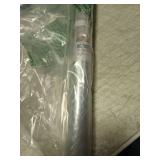 Haton Window Privacy Film Decorative Frosted Glass Window Film, Sun Blocking Stained Glass Clings, Static Cling Removable Stickers for Home Door Coverings, Lattice Pattern 23.6" x 78.7" - Retail: $22