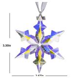 AB Angle Christmas Crystal Ornament Gift, Crystal Snowflake Winter Star Pendant,Valentine