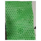 YOBEYI Foot Massage Acupressure Mat - Reflexology Walking Toe Plate Pad for Bathroom, Yoga, Outdoor Games - Anti-Slip - 2 PCS (Green) - Retail: $12
