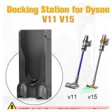 RUKHOOL V11 Wall Mount Charger Holder for Dyson V11 V15 Vacuum Docking Station Bracket Attachment Charging Dock Accessories SV14 SV15 SV17 SV22 Replacement Part No. 970011-01/970011-02 - Retail: $19