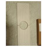 eormoe Diatomite Kitchen Faucet Mat - 14Inch Water Absorbing Stone Tray for Sink, Stone Fast-Drying Faucet Mat for Kitchen Counter Sink Accessories (Light Grey, 14