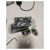 Luxbaro 2 Pack Self Closing Door Hinges 4 Inch, Matte Black Spring Loaded Hinges with 5/8