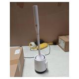 Ratolo Electric Toilet Brush,Silicone Toilet Brush,Toilet Bowl Brush and Holder Set with Ventilated Holder,Toilet Brush, Floor Standing, Wall Mounted Without Drilling Rechargeable - Retail: $40