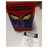 Wrystte Spider Piggy Bank for Kids,Electronic Money Box with Fingerprint,ATM Safe Coin&Cash Saving Box,Kids Toys for Age 4 5 6 7 8,Christmas Birthday Gifts for 9 10 11 12 Year Old Boys Girls(Blue) - R