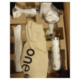 oneisall Dog Grooming Vacuum, Pet Grooming Vacuum with Clipper Nail Grinder, 1.5L Dust Cup Dog deshedding Brush with 7 Tools for Shedding Pet Hair, Home Cleaning(Blue) - Retail: $100