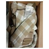 Momcozy Baby Carrier with Natural Cotton Linen, Built to Last, Ergonomic Design, Lightweight and Comfortable, Hands-Free for Moms&Dads, Brown Checkerboard - Retail: $90