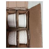 LE TAUCI Ramekins 4 oz Oven Safe for Creme Brulee, Charcuterie Boards Bowls for Souffle, Small Sauce Bowl, Ceramic Baking Dishes - 3.8 inch, Set of 4, Arctic White - Retail: $16