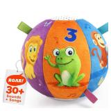 Move2Play, Hilariously Interactive Baby Ball with Music & Sound Effects | First Birthday Gift | Toddler Toy for Boys & Girls | Age 6, 9, 12, 18+ Month | 1, 2+ Year