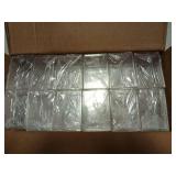 24 Pack Clear Acrylic Pen Holders Multipurpose Desktop Organizer for Pencils, Makeup Brushes, Stationery & Office Supplies (2.6 x 2.6 x 3.6) - Retail: $25