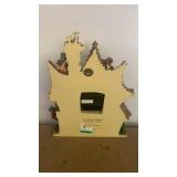 Boyds Bears Clock - Time Waits for No Bear approx 12 inches tall