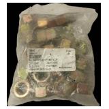 1-8 Grade 8 Zinc Finished Hex Nuts - 25 Pack