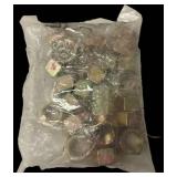 1-8 Grade 8 Zinc Finished Hex Nuts - 25 Pack