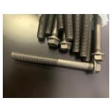 Industrial Grade Heavy Duty Threaded Bolts Set of 12