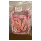 Clear Crossbody Purse Bag, Clear Bag Stadium Approved with Front Pocket for Concerts Sports Festivals