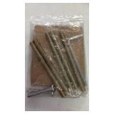 Color Zinc Full Thread Screw set of 5 Full Thread Rod for Furniture Mounting Assembly Fastening 4 inches