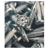 Zinc-Plated Concrete Nails - Bulk Pack (Count of 98) - Retail: $12