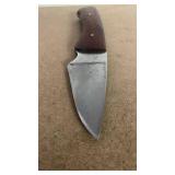 Fixed Blade Hunting Fishing Knife Full tang blade with Wooden Handle approx 8 inches