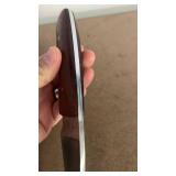 Fixed Blade Hunting Fishing Knife Full tang blade with Wooden Handle approx 8 inches