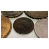 Vintage Token & Medallion Lot â 5 Pieces