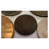 Vintage Token & Medallion Lot â 5 Pieces
