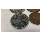 Vintage Souvenir Token & Medallion Lot â 6 Pieces