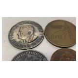Vintage Souvenir Token & Medallion Lot â 6 Pieces