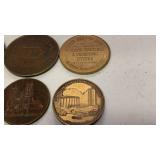 Vintage Souvenir Token & Medallion Lot â 6 Pieces