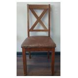 Banquet Table with 4 X-Back Chairs