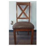 Banquet Table with 4 X-Back Chairs