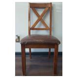 Banquet Table with 4 X-Back Chairs