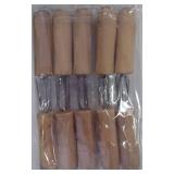 Set of 10 Wooden Handle Corn Holders