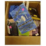 Box of unpicked items includes psp sonic rivals, mini purple organizer, travel hanger, etc...